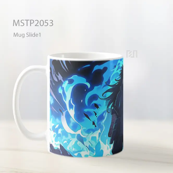 Naruto Madara Uchiha Senyum Mengancam Mug MSTP2053 - All-side / Desain