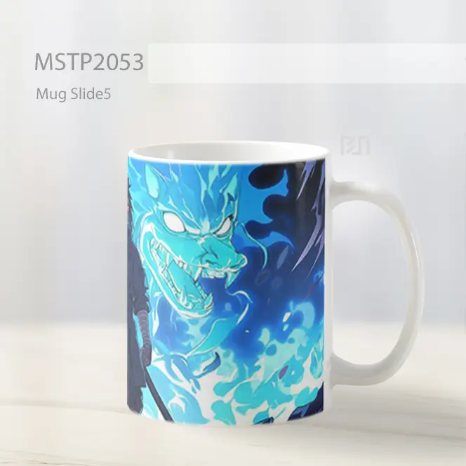 Naruto Madara Uchiha Senyum Mengancam Mug MSTP2053 - All-side / Desain