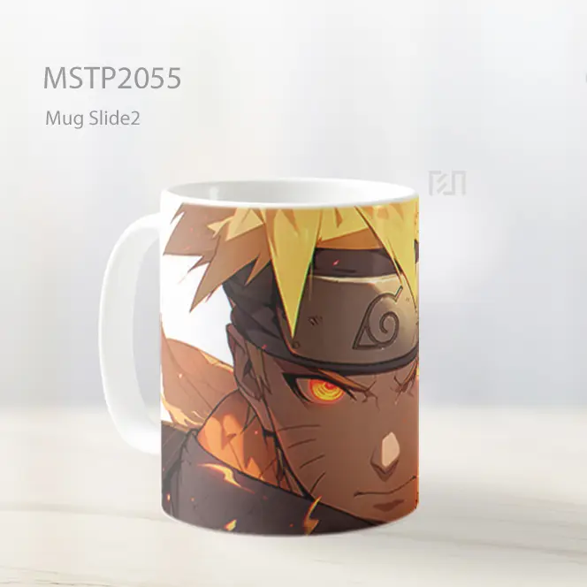 Naruto Mata Bersinar Oranye Mug MSTP2055 - All-side / Desain