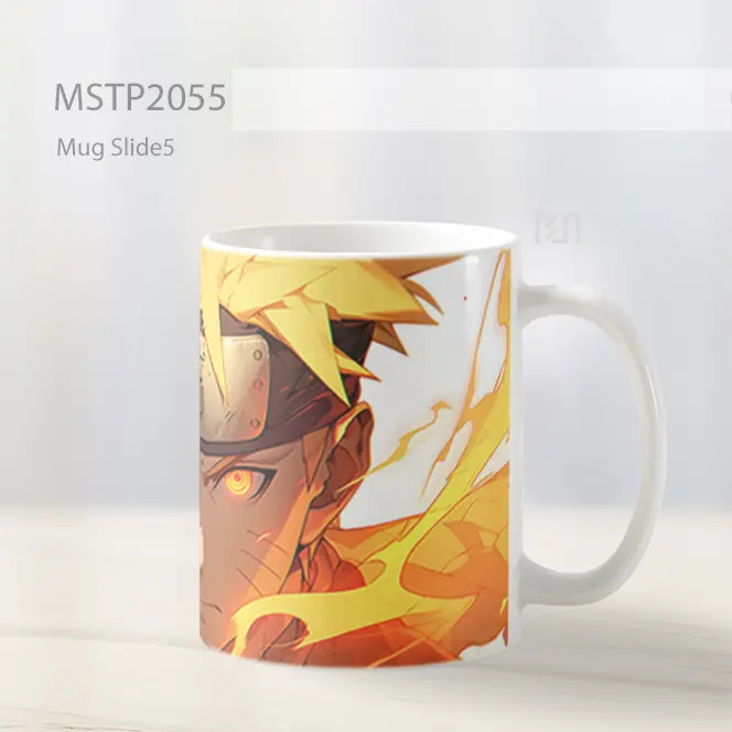 Naruto Mata Bersinar Oranye Mug MSTP2055 - All-side / Desain