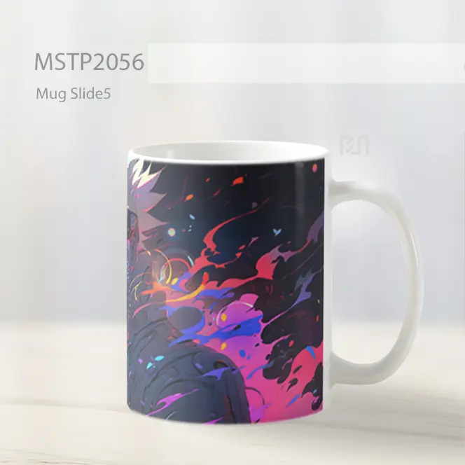 Naruto Mata Bersinar Warna Warni Mug MSTP2056 - All-side / Desain