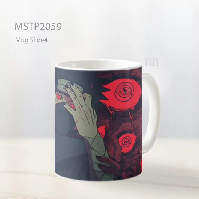 Naruto Obito Mata Merah Menakutkan Mug MSTP2059
