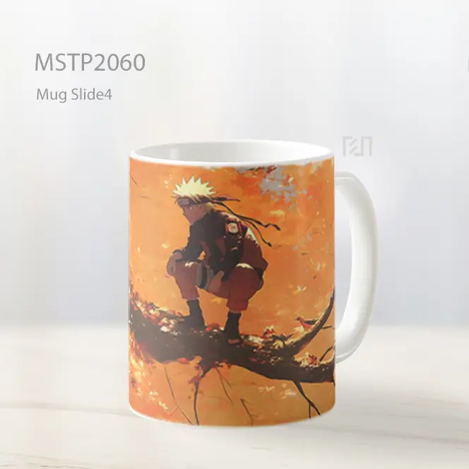 Naruto On Tree Branch Autumn Leaves Mug MSTP2060