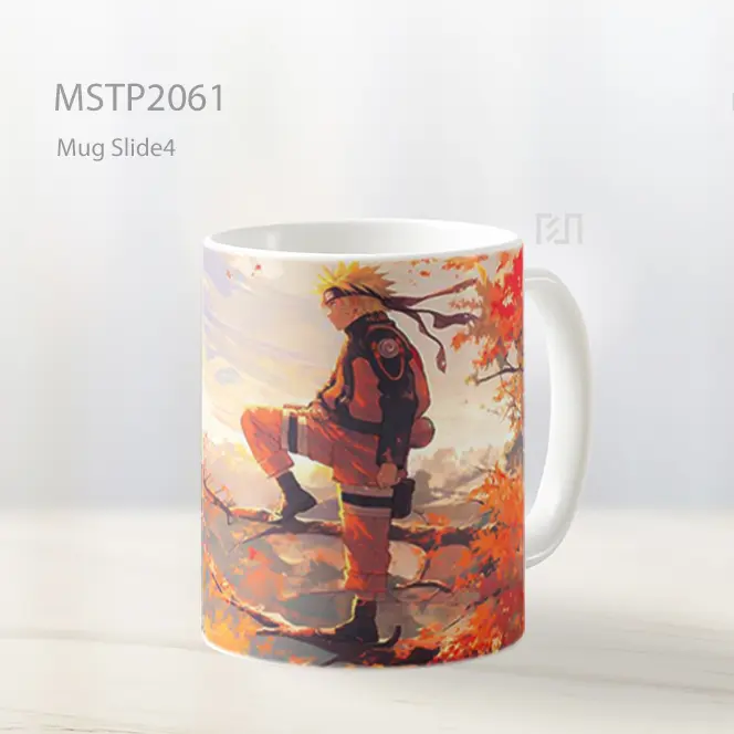 Naruto On Tree Branch Scenic Autumn Mug MSTP2061