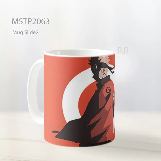 Naruto Oranye Minimalis Mug MSTP2063 - All-side / Desain