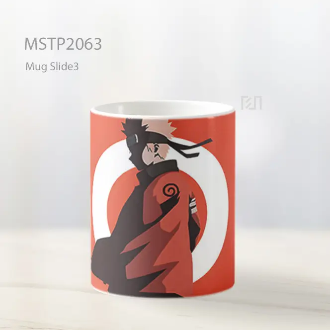 Naruto Oranye Minimalis Mug MSTP2063 - All-side / Desain