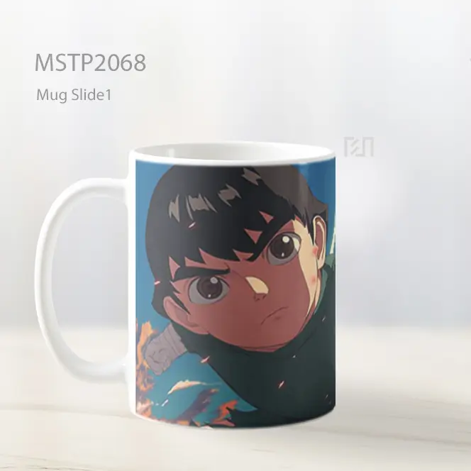 Naruto Rock Lee Masuk Dinamis Mug MSTP2068 - All-side / Desain