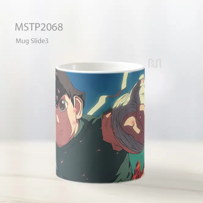 Naruto Rock Lee Masuk Dinamis Mug MSTP2068 - All-side / Desain