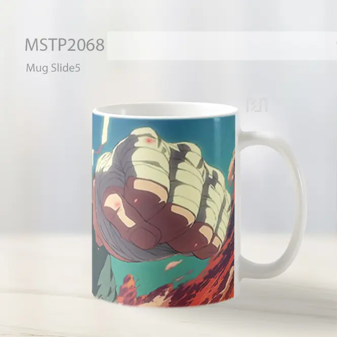Naruto Rock Lee Masuk Dinamis Mug MSTP2068 - All-side / Desain