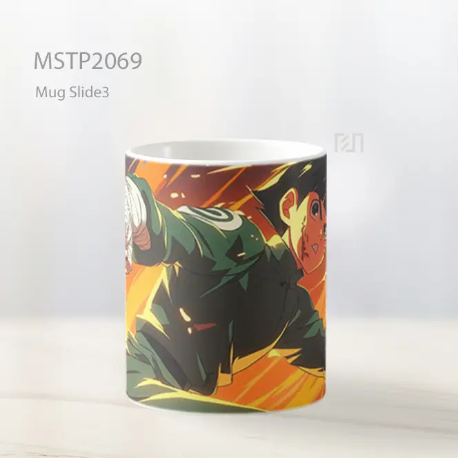 Naruto Rock Lee Tinju Membara Mug MSTP2069 - All-side / Desain