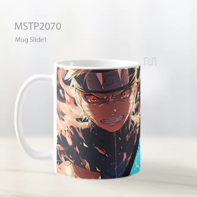 Naruto Sasuke Final Battle Sharingan Mug MSTP2070 - All-side / Desain