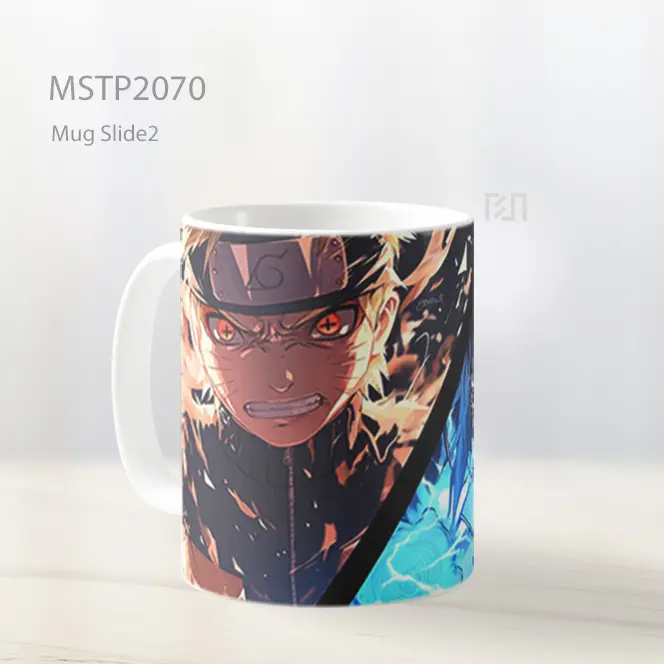 Naruto Sasuke Final Battle Sharingan Mug MSTP2070 - All-side / Desain
