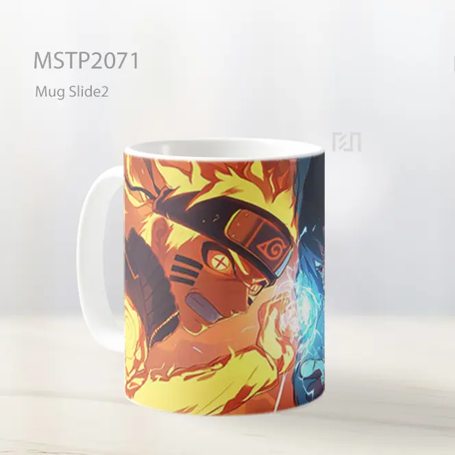 Naruto Sasuke Final Battle Mug MSTP2071 - All-side / Desain