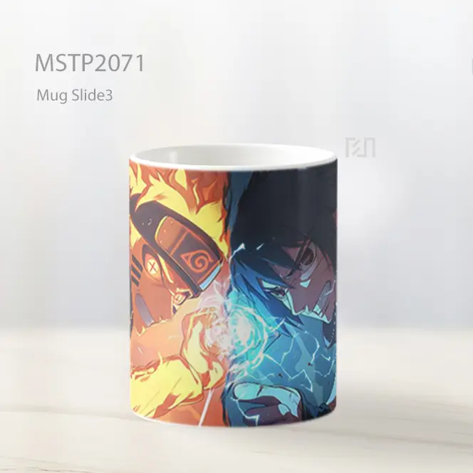 Naruto Sasuke Final Battle Mug MSTP2071 - All-side / Desain