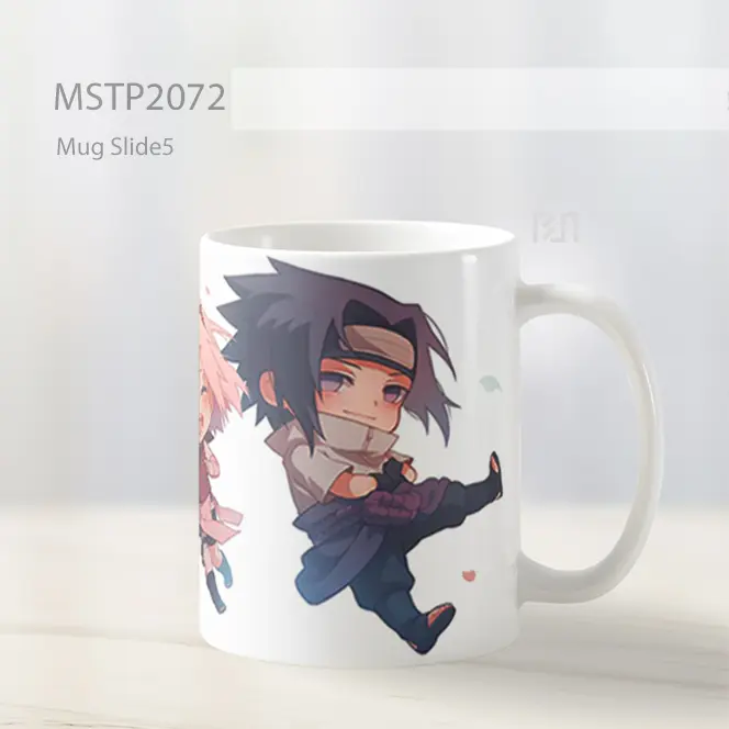 Naruto Sasuke Sakura Chibi Persahabatan Mug MSTP2072 - All-side / Desain