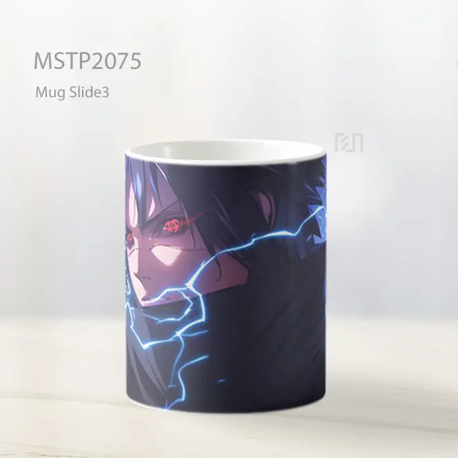Naruto Sasuke Uchiha Dengan Chidori Mug MSTP2075 - All-side / Desain