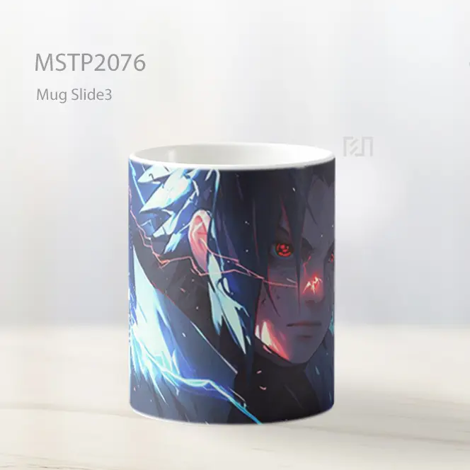 Naruto Sasuke Uchiha Mangekyou Sharingan Mug MSTP2076 - All-side / Desain