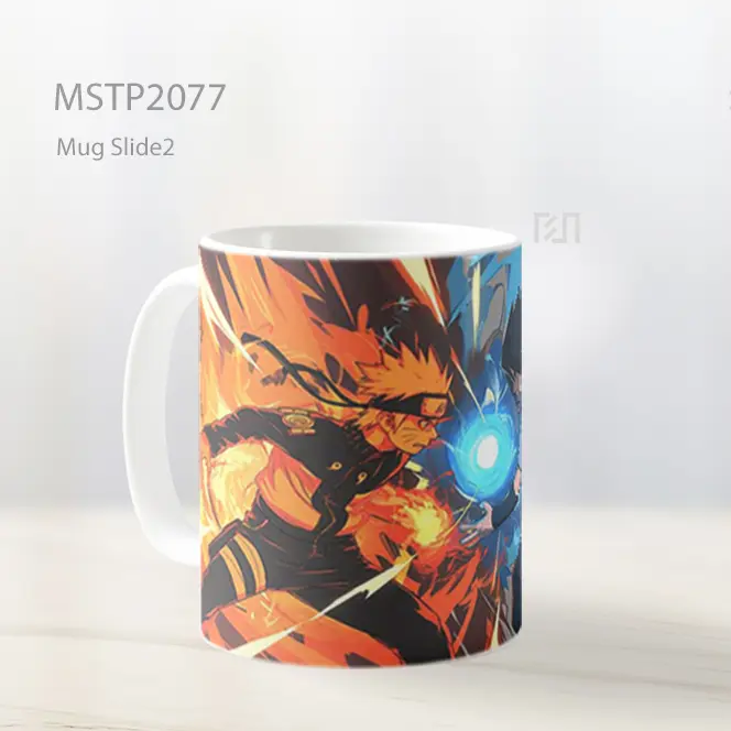 Naruto Sasuke Ultimate Showdown Mug MSTP2077 - All-side / Desain