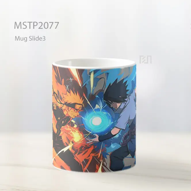 Naruto Sasuke Ultimate Showdown Mug MSTP2077 - All-side / Desain