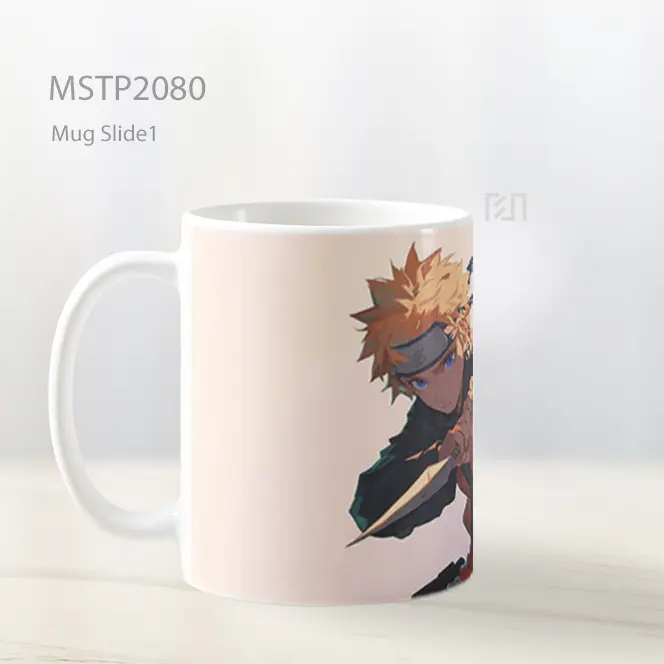 Naruto Shippuden Aksi Mug MSTP2080 - All-side / Desain
