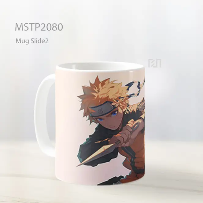 Naruto Shippuden Aksi Mug MSTP2080 - All-side / Desain