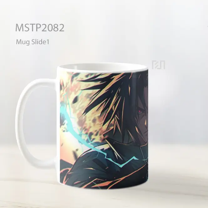 Naruto Shippuden Sasuke Uchiha Sharingan Mug MSTP2082 - All-side / Desain