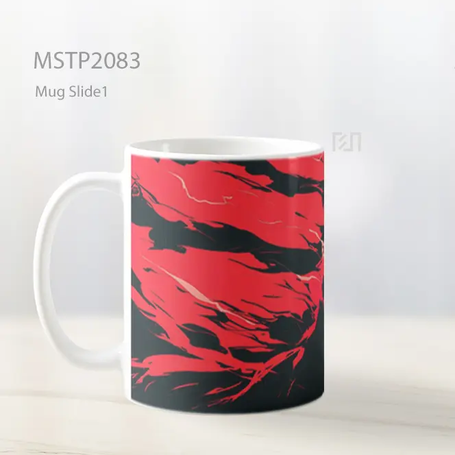 Naruto Siluet Energi Merah Mug MSTP2083 - All-side / Desain
