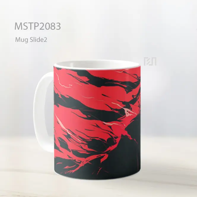 Naruto Siluet Energi Merah Mug MSTP2083 - All-side / Desain