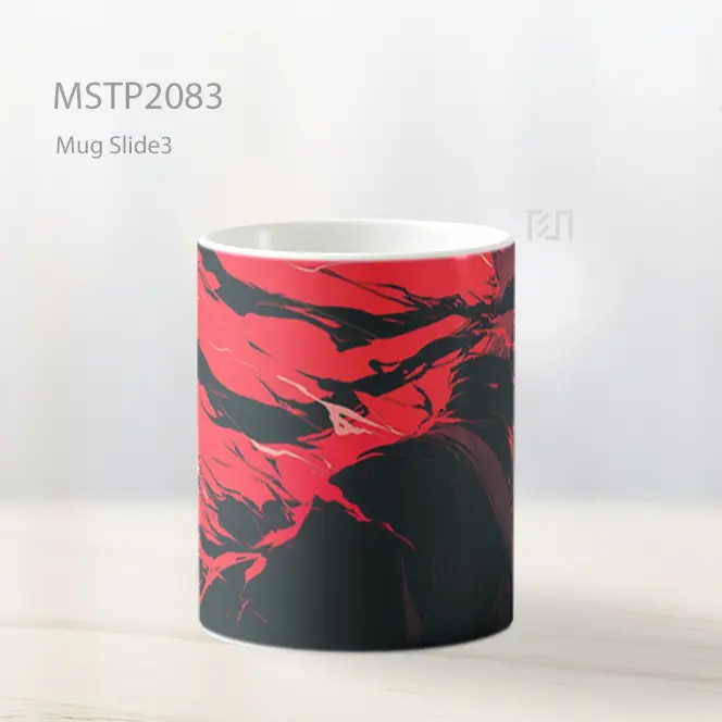 Naruto Siluet Energi Merah Mug MSTP2083 - All-side / Desain