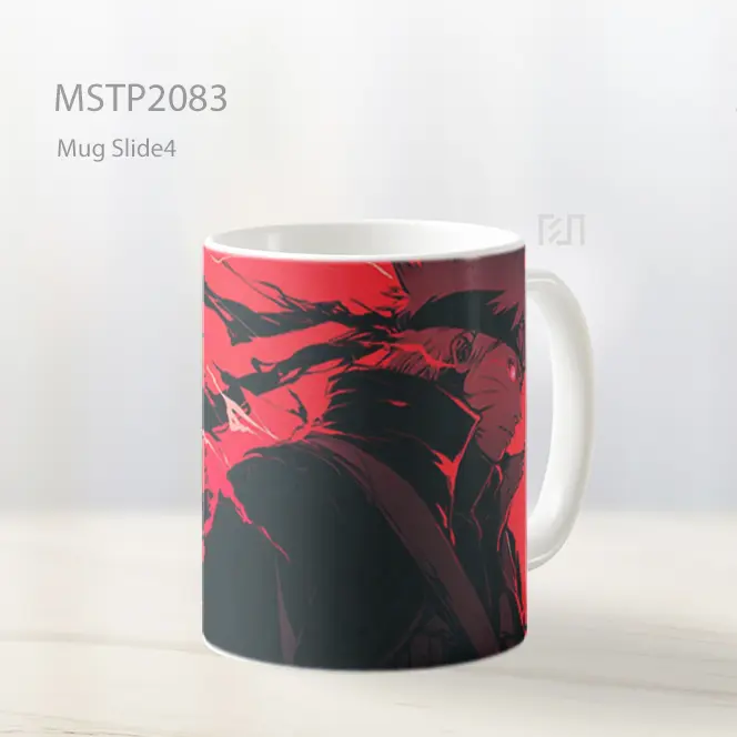 Naruto Siluet Energi Merah Mug MSTP2083