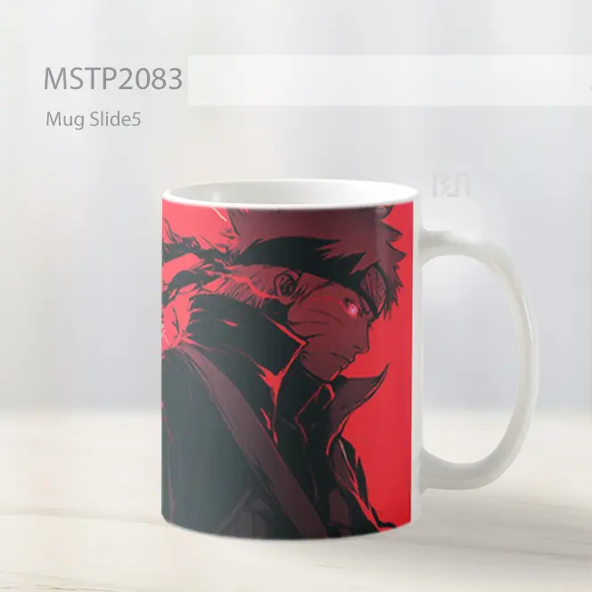 Naruto Siluet Energi Merah Mug MSTP2083 - All-side / Desain