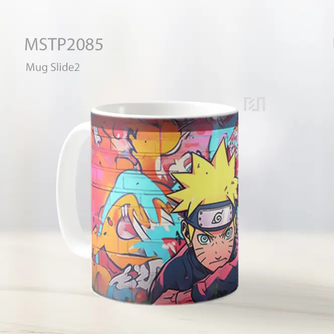 Naruto Street Art Gaya Grafiti Mug MSTP2085 - All-side / Desain