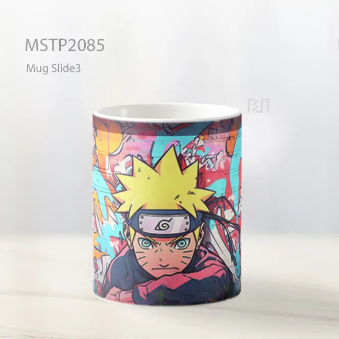 Naruto Street Art Gaya Grafiti Mug MSTP2085 - All-side / Desain