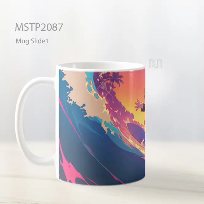 Naruto Surfing Dorito Neon Mug MSTP2087 - All-side / Desain