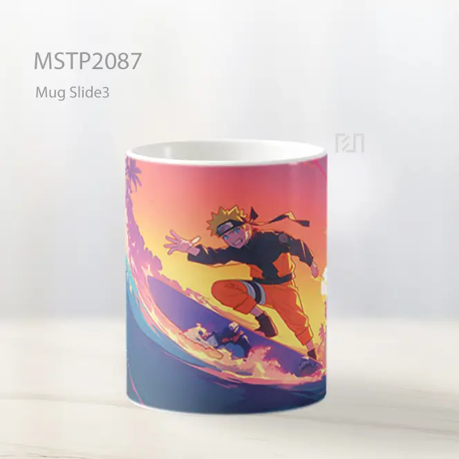 Naruto Surfing Dorito Neon Mug MSTP2087 - All-side / Desain