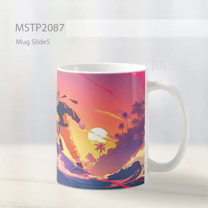 Naruto Surfing Dorito Neon Mug MSTP2087 - All-side / Desain
