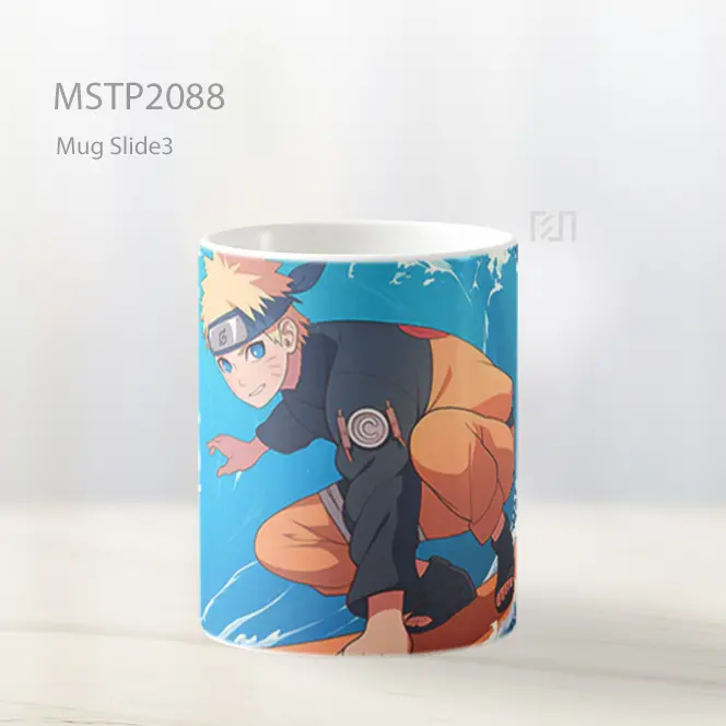 Naruto Surfing Gaya Manga Mug MSTP2088 - All-side / Desain