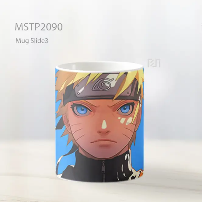 Naruto Tampang Serius Ultrawide Mug MSTP2090 - All-side / Desain