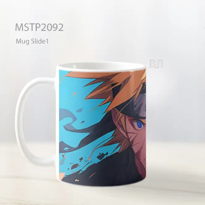 Naruto Tatapan Biru Penuh Tekad Mug MSTP2092 - All-side / Desain
