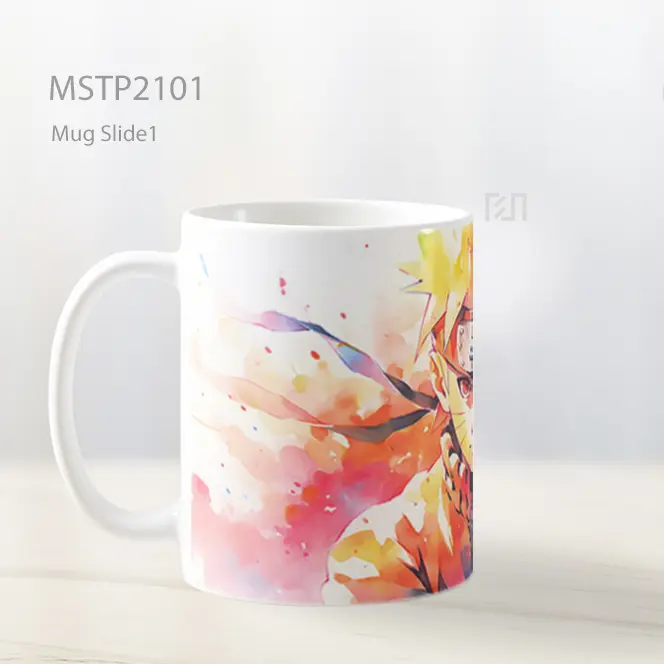 Naruto Uzumaki Cat Air Warna Warni Mug MSTP2101 - All-side / Desain