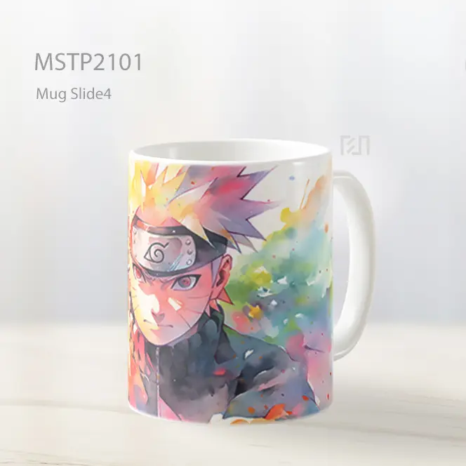 Naruto Uzumaki Cat Air Warna Warni Mug MSTP2101
