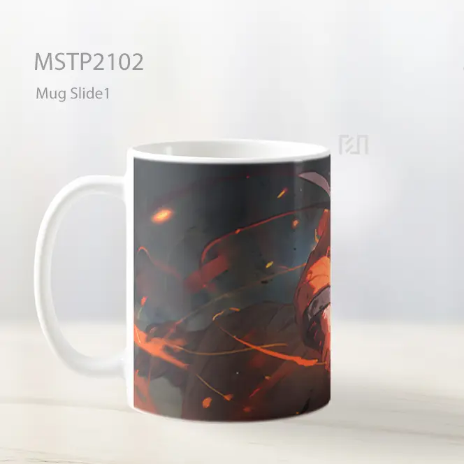 Naruto Uzumaki Dalam Pertarungan Anime Mug MSTP2102 - All-side / Desain