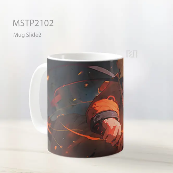 Naruto Uzumaki Dalam Pertarungan Anime Mug MSTP2102 - All-side / Desain