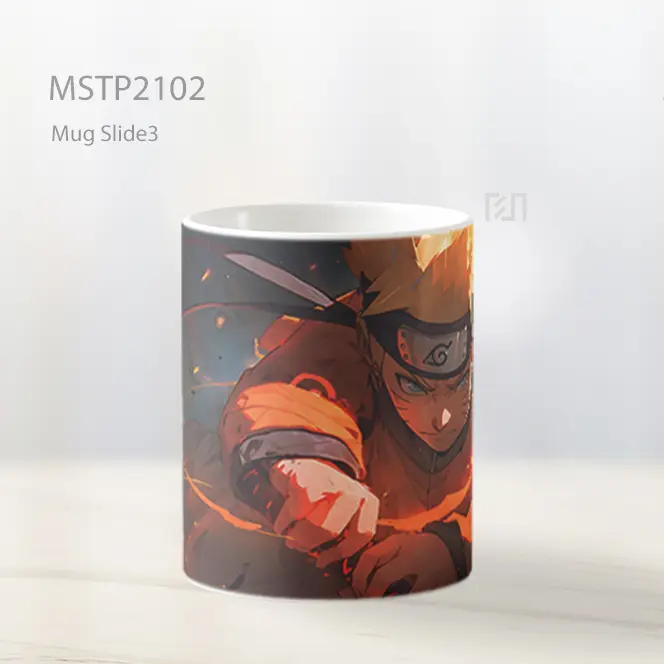 Naruto Uzumaki Dalam Pertarungan Anime Mug MSTP2102 - All-side / Desain
