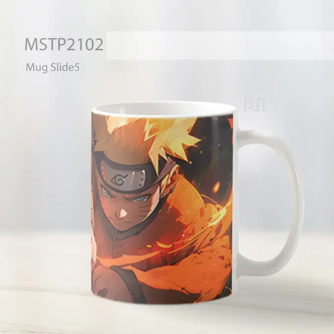 Naruto Uzumaki Dalam Pertarungan Anime Mug MSTP2102 - All-side / Desain