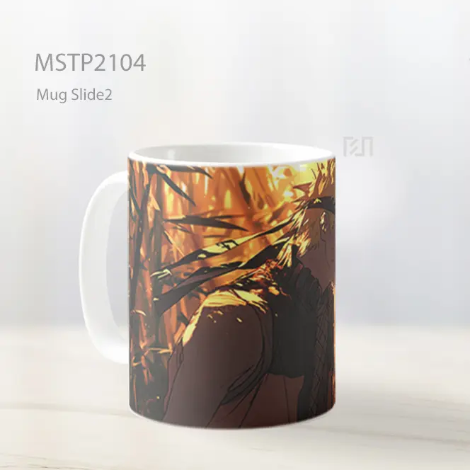 Naruto Uzumaki Di Hutan Oranye Mug MSTP2104 - All-side / Desain
