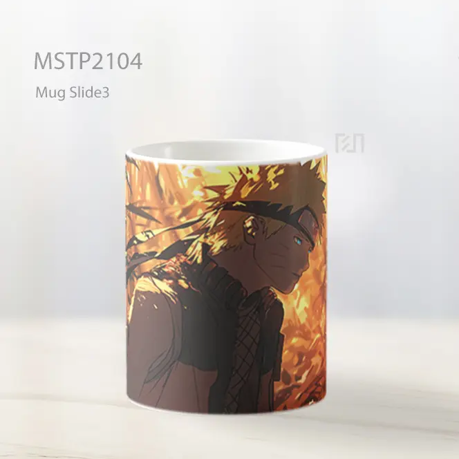 Naruto Uzumaki Di Hutan Oranye Mug MSTP2104 - All-side / Desain