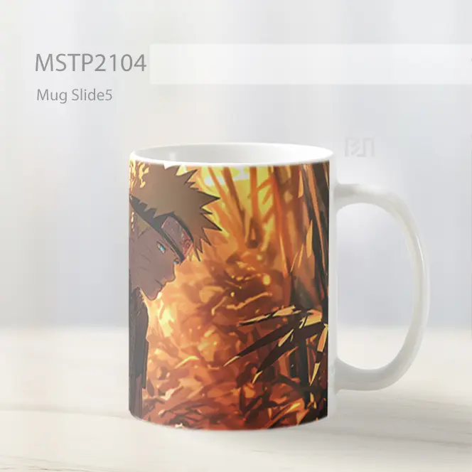 Naruto Uzumaki Di Hutan Oranye Mug MSTP2104 - All-side / Desain