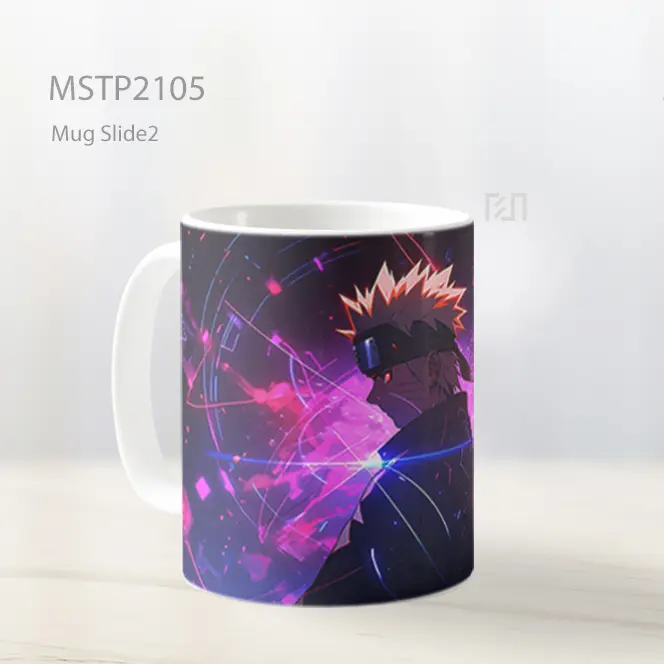 Naruto Uzumaki Epik Ungu Mug MSTP2105 - All-side / Desain