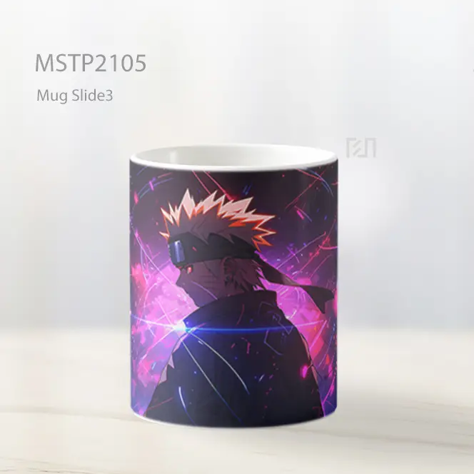 Naruto Uzumaki Epik Ungu Mug MSTP2105 - All-side / Desain